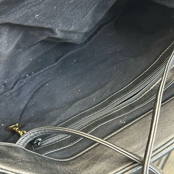 Brio vintage leather shoulder clutch purse crossbody - Picture 9 of 12